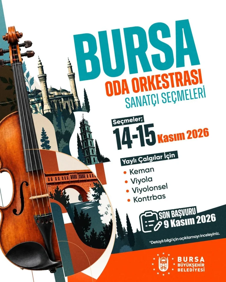Bursa Oda Orkestrası Sanatçılarını Arıyor